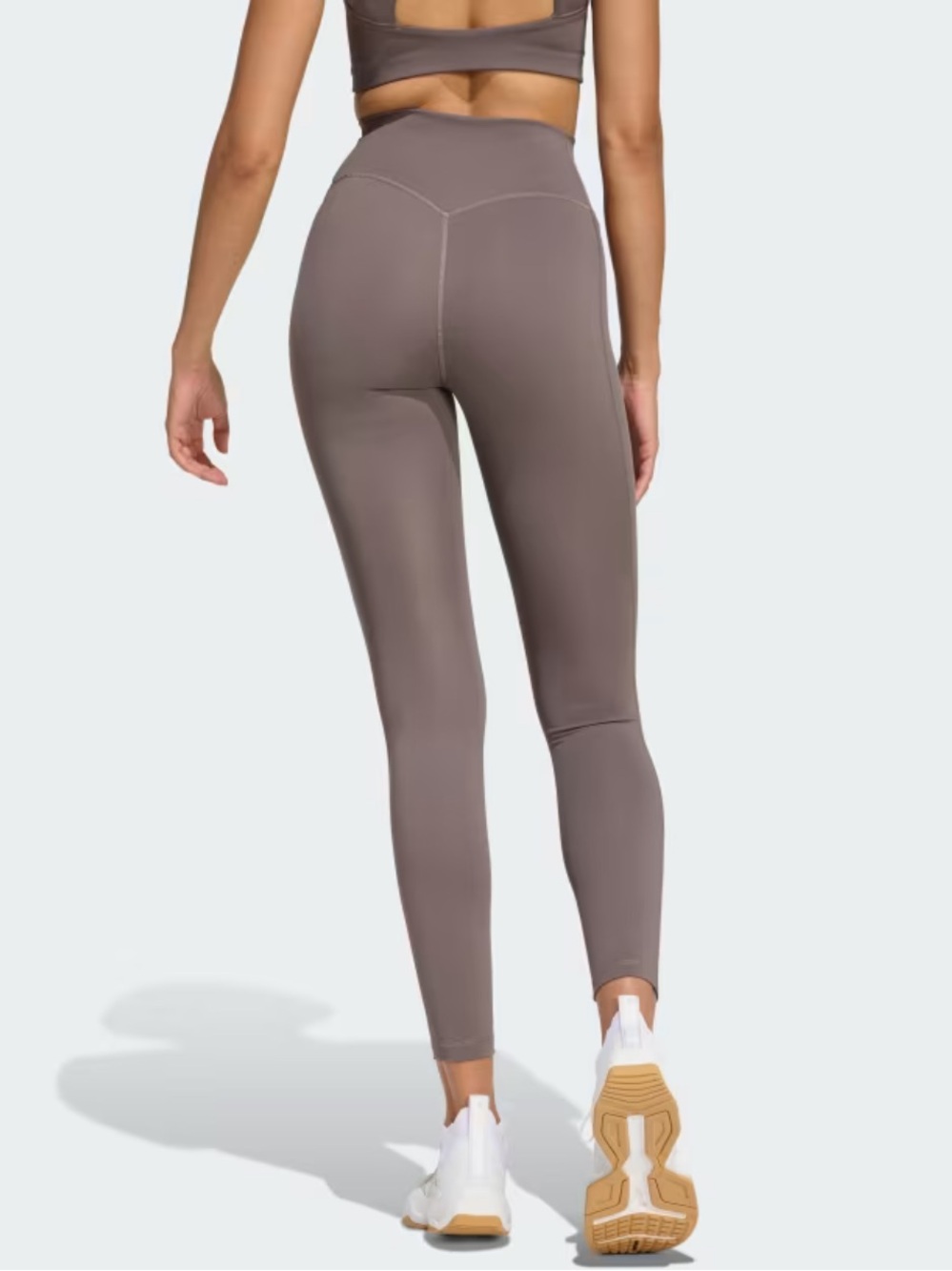 Adidas Women's Optime Workout Medium Support Bra & Full Length Leggings - Picture 9 of 11